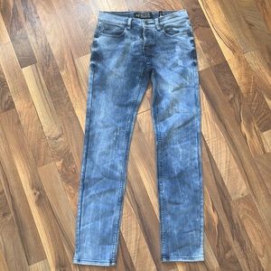 Rude skinny jeans 28/32 acid washed